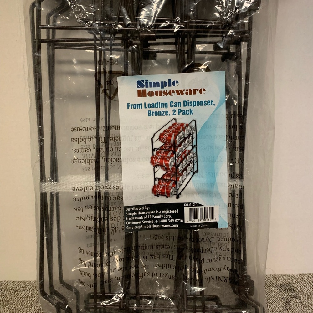 Front load can dispenser 2 pack